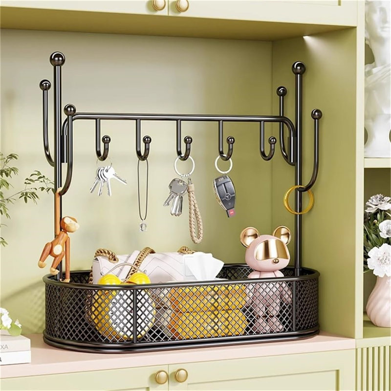 Wall Organizer with Key Hooks