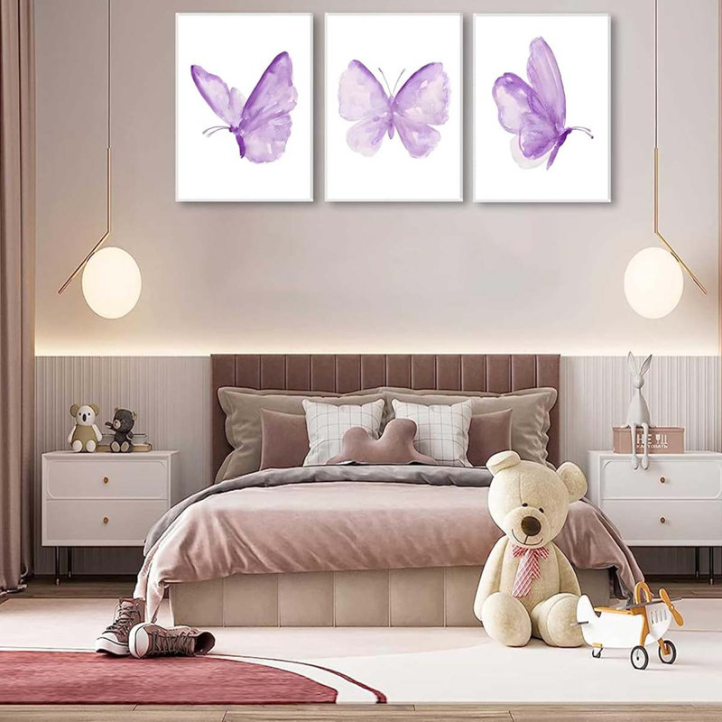 3 Piece Wrapped Canvas Print, 40 cm H x 90 cm W