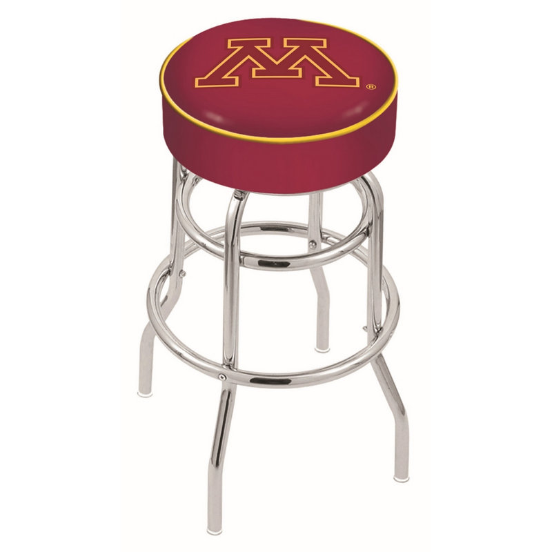 Tabouret de bar et de comptoir pivotant NCAA, Tabouret de bar (assise de 30 po de hauteur), Minnesota