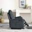 Fauteuil inclinable électrique contemporain bleu Kai avec chargeur USB