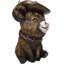 Figurine de chapeau de vache et écharpe de vache écossaise Highlands