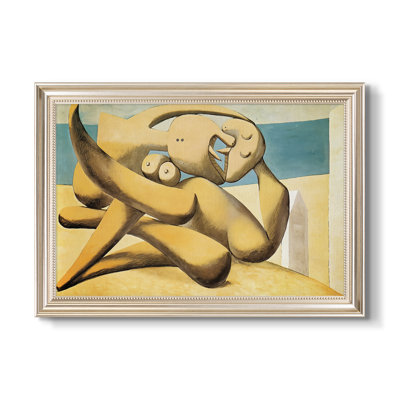 Chiffres au bord de la mer (Le Baiser), 1931 - Pablo Picasso - Toile encadrée sur mesure