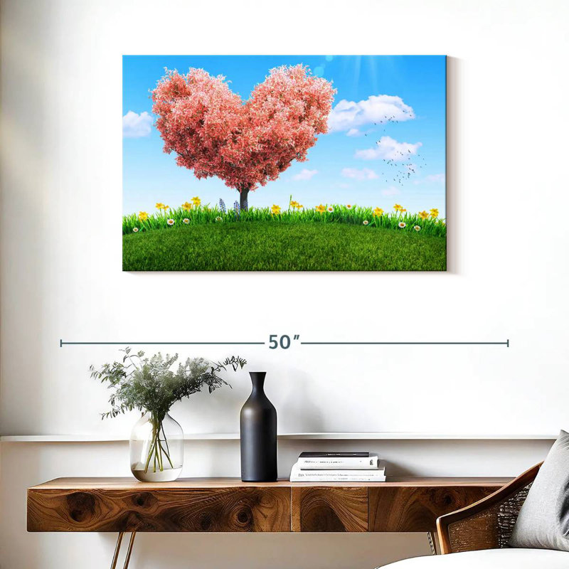 Hardie Spring Heart Tree, 24" H x 36" W