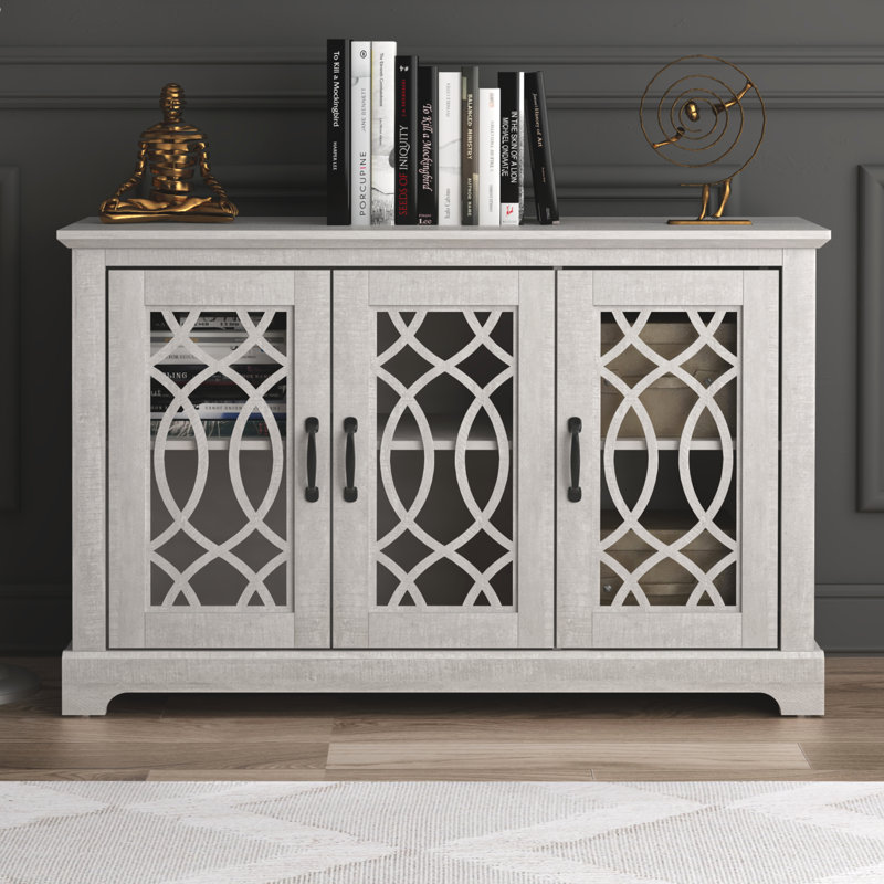Buffet Eleana de 45,7 po de largeur, Noir
