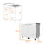 Évier et armoire utilitaire blanc 2-129436187