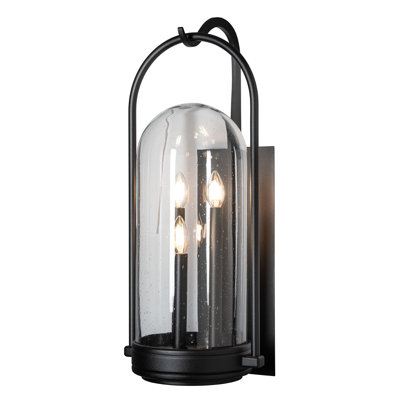 Davis Outdoor Sconce - 12.8"L x 11.7"W x 28.5"H - Coastal Dark Smoke