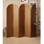 Cloison pliable en bois massif arqué multi-panneaux
