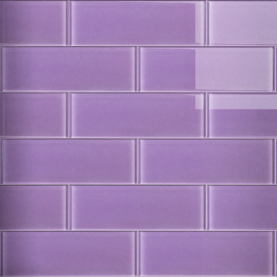 Crystile 4" x 12" Glass Mosaic Subway Tile Supreme Tile