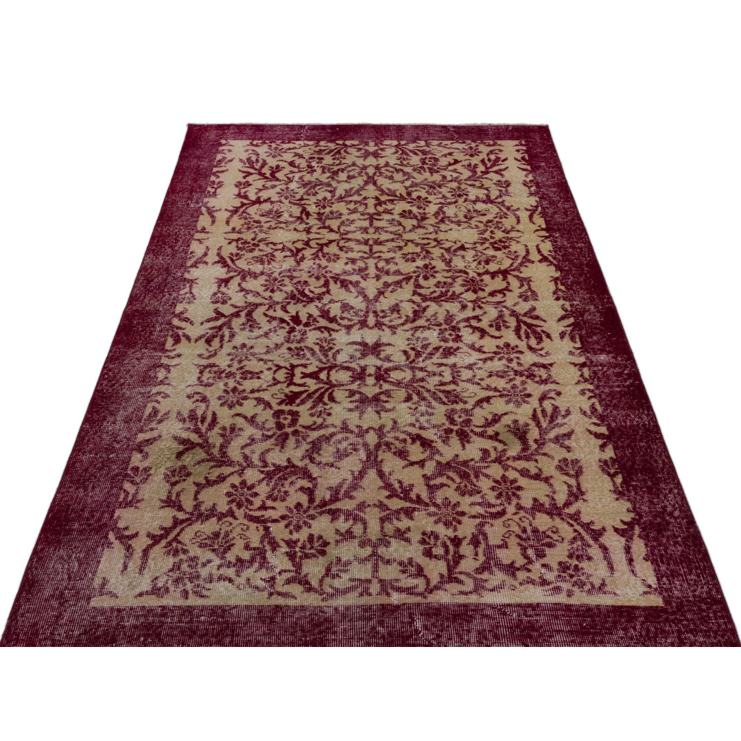 Edea Hand Knotted Hand Knotted Gray Area Rug