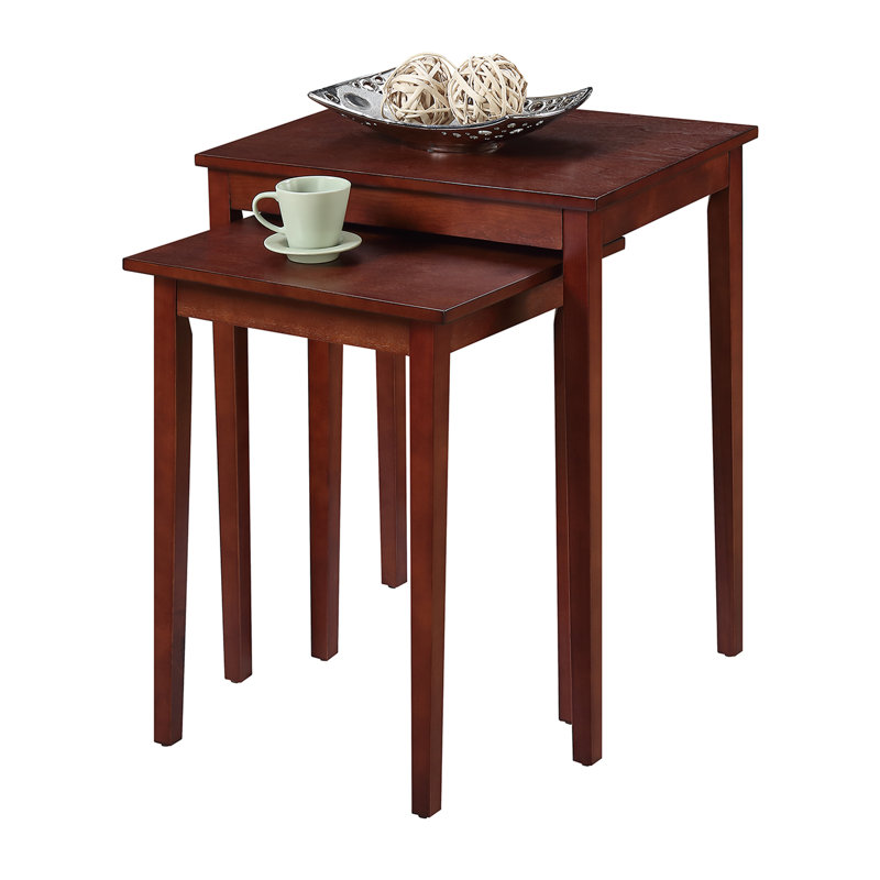 Tables gigognes Carbin, Acajou