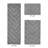 Branston Premium 100% Cotton 1990 GSM 3-Piece Tufted Chevron Bath Rug Set with Non-Slip Spray Latex Backing, OEKO-TEX® Certified, Super Absorbent & Machine Washable, Gray-1211932166-1287487002