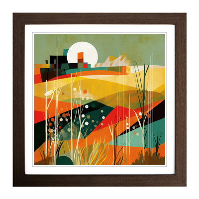 Meadow Constructivism - Framed Print
