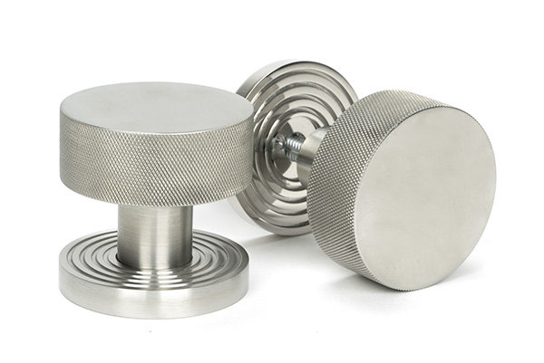 Brompton Interior Mortise Knobset, Satin Marine