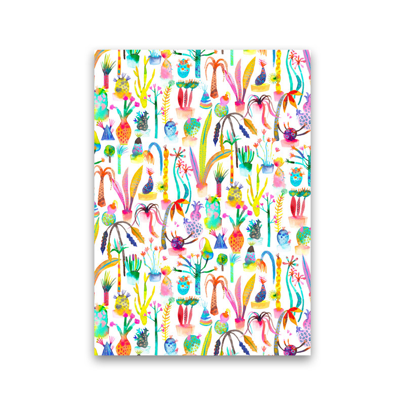 Lush Garden - Print, 29.7cm H x 21cm W x 4cm D, No Framed