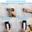 8w Led Wall Sconce Light With Milky Glass, 3000k Warm White Porch Light, Black