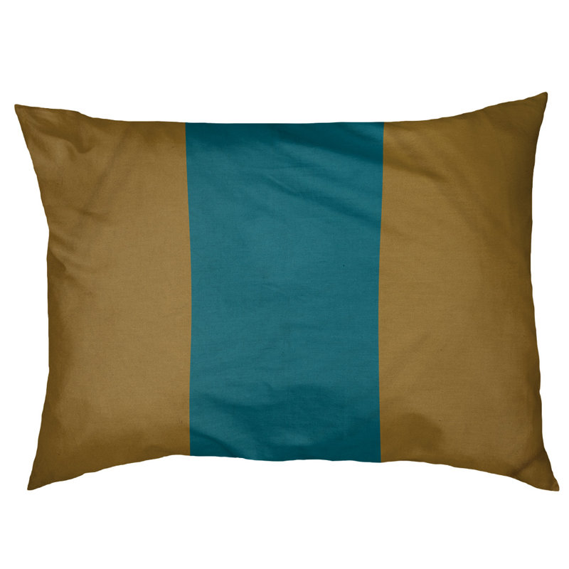 Coussin pour chien Auburn, Très grand (l 50 po x P 40 po x H 7 po), Doré / Sarcelle