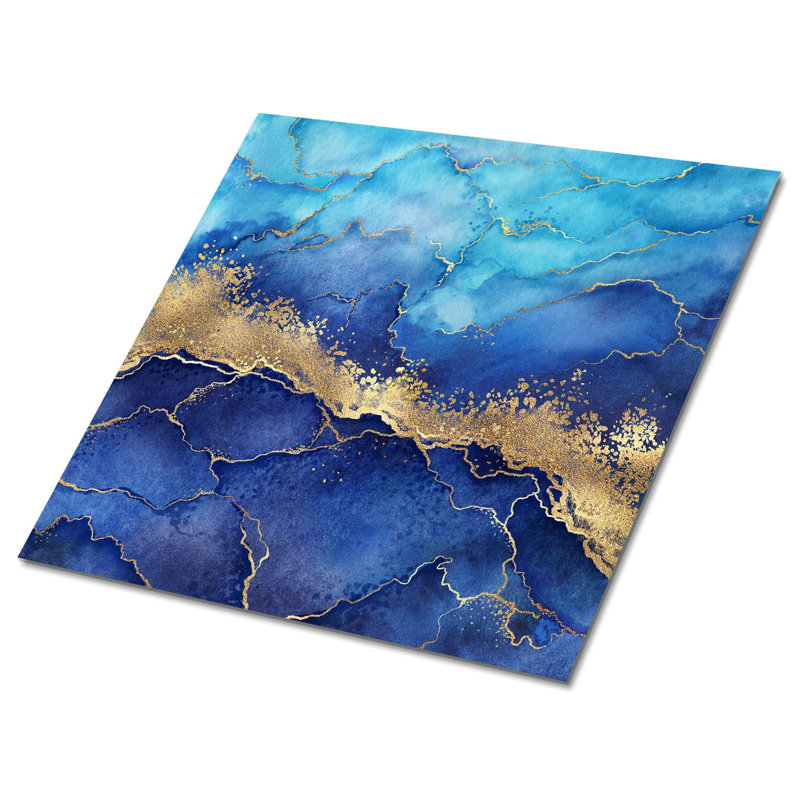 Kirshon 30cm W x 30cm L Vinyl Peel and Stick Field Tile