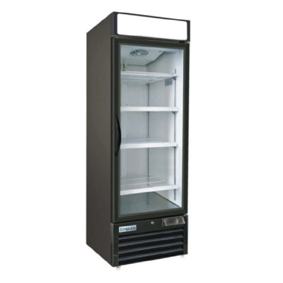 26.8" Swing Glass Door Merchandiser Freezer W/ 1 Door, 19.2 Cu Ft, 115V