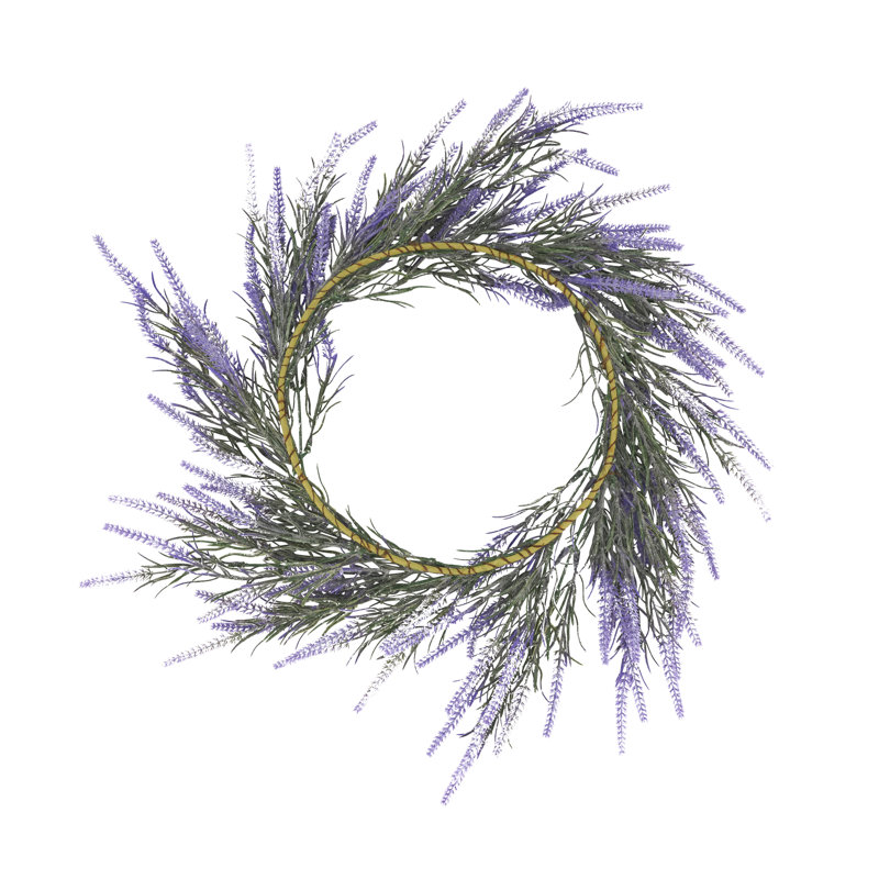 Couronne florale lavande (ensemble de 4)