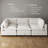 Somerdale Modern 6-Piece Armless Pit Sectional Sofa-340265195
