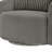 Doniphan Oversized Wale Corduroy Swivel Accent Chair With Furry Channel Pillow-441560339