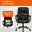 Conference Chair Executive Desk Chair with Lumber Support Ergonomic Office Chair Height Adjustable Task Chair with Swiveling Wheels 