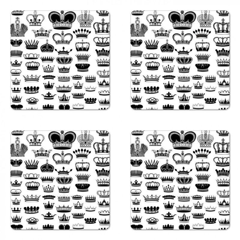 Square 4 Piece Coaster Set