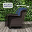 Ensemble de 3 chaises pivotantes en rotin de patio-293277716