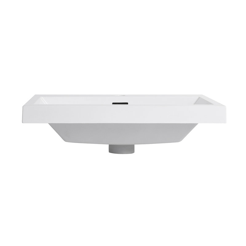 24" Bathroom  Resin Sink