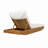 Outdoor Recliner with Water-Resistant Lounge Cushion-2051539869