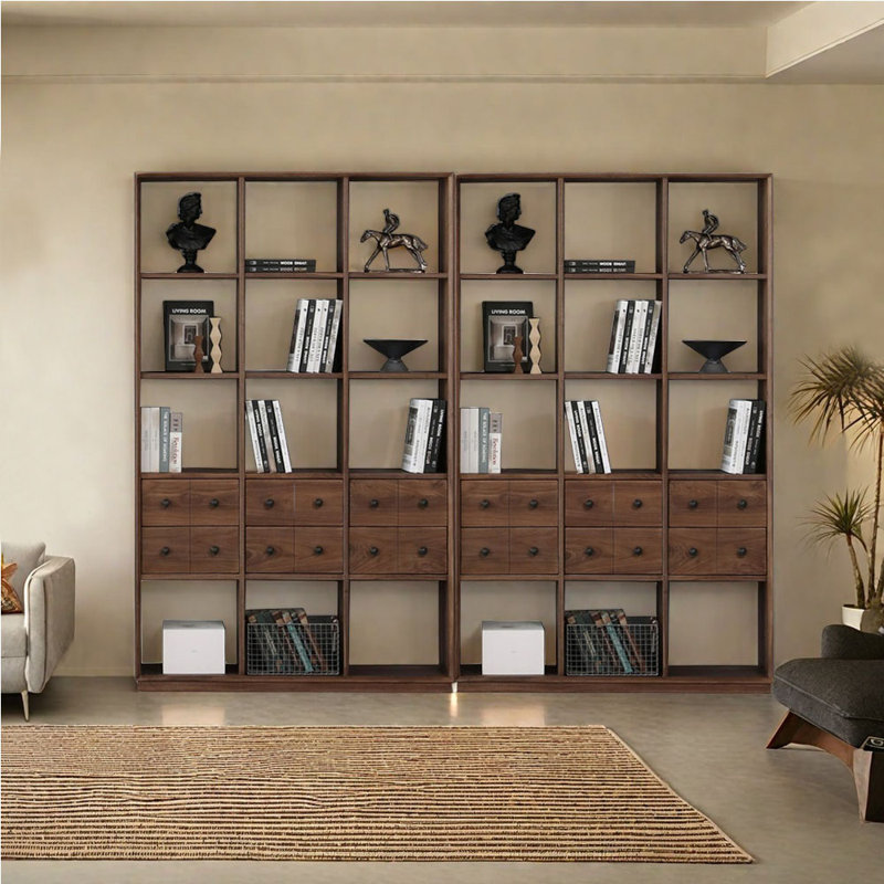 Nouvelle bibliothèque rétro de style chinois