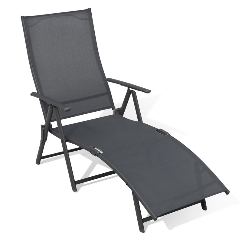 Chaise longue inclinable longue