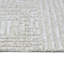 Tapis gris fait à la main Halesite-1455340057