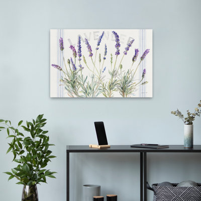 Fleurs et fleur de lavande bleue