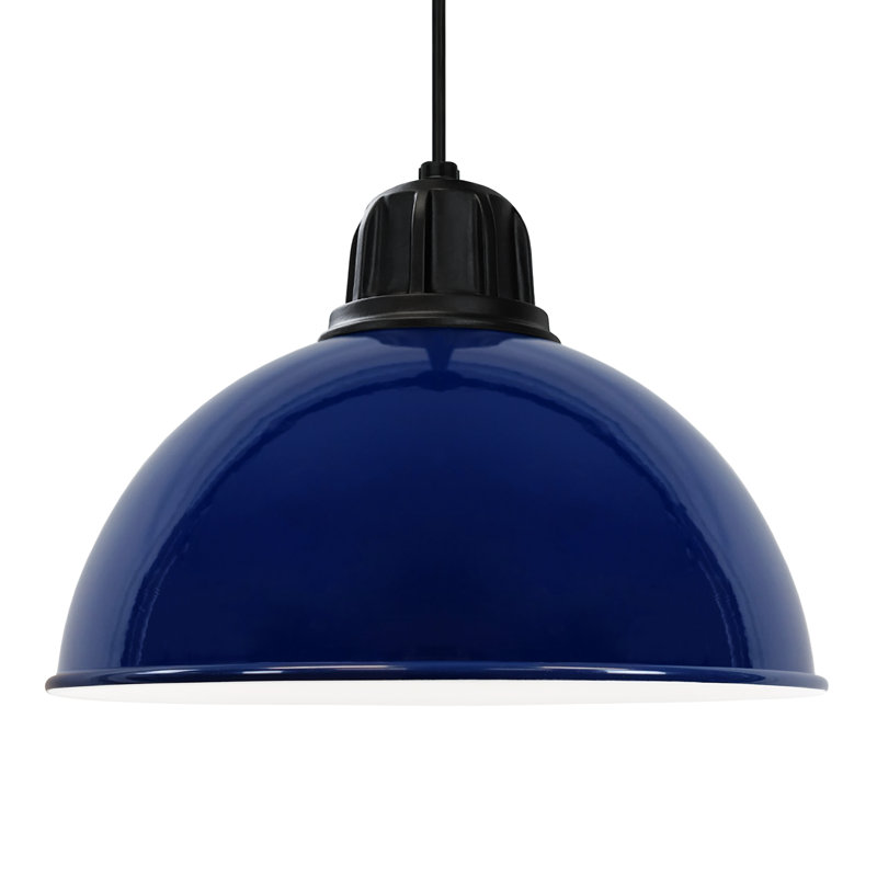 1 - Industrial Dome Pendant Light