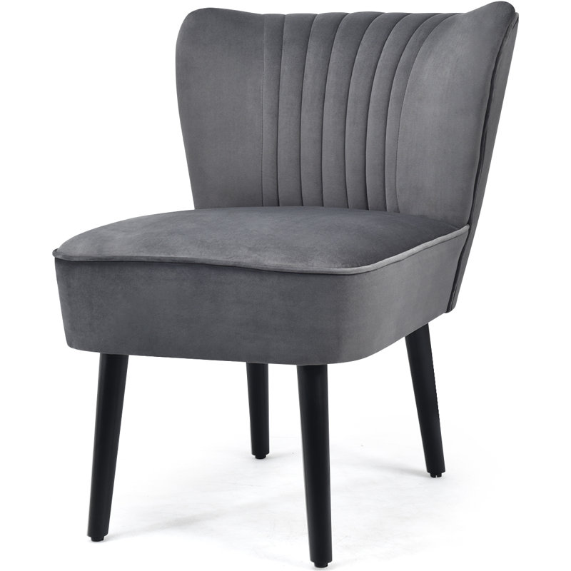 Chaise d'appoint 23 po Shockley, Gris foncé