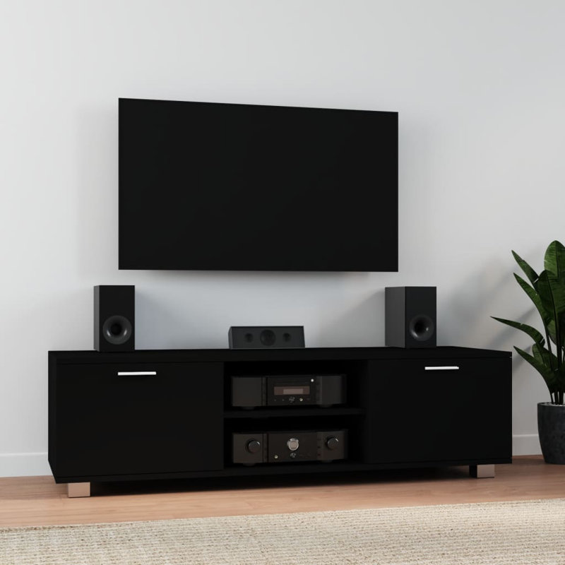 Aspen Hill TV Stand, 140 cm, Black