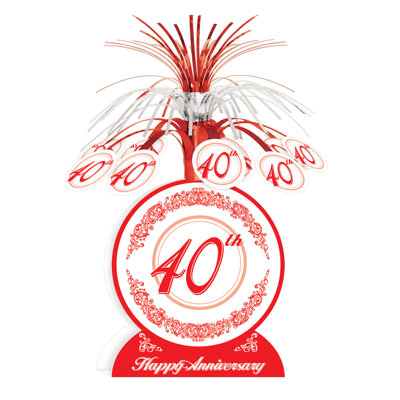 "40th" Anniversary Centerpiece