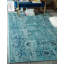 Tapis oriental bleu clair / bleu marine / bleu / ivoire Colfin-22568121