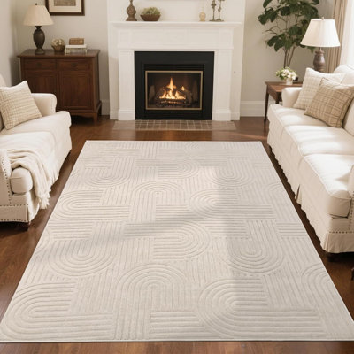 Tapis à poils longs doux et moelleux