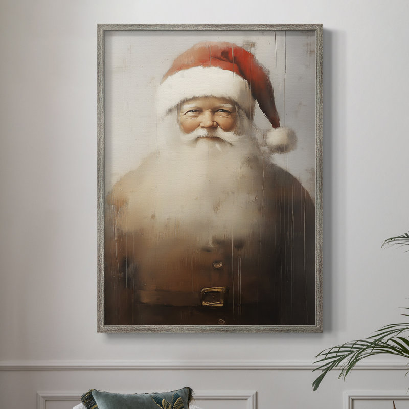 «Christmas Holiday Art», série 2-CDXVII, reproduction encadrée - bois massif, H 21 po x l 17 po