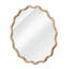 Miroir décoratif rond en bois naturel ondulé de 36 po-1885367274-1885367275