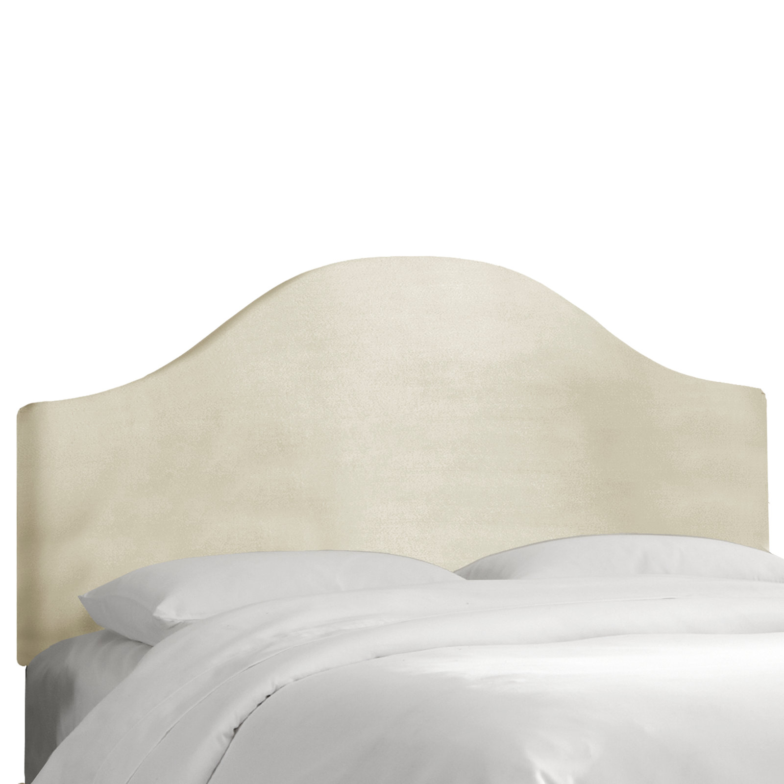 Hermosa Upholstered Panel Headboard, Full, Classic Grey Linen