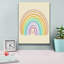 Toile épique Graffiti «Rainbow With Heart» par Club Daydream, 12 po x 16 po-262390399