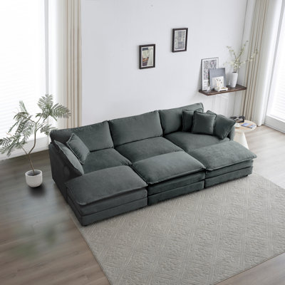 Canapé modulaire réversible 6 places Anders