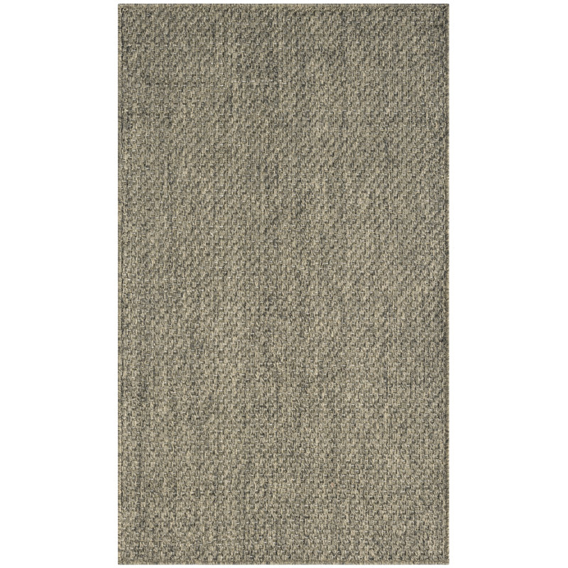 Tulum Solid Indoor/Outdoor Area Rug, Rectangle 2' x 3', Olive