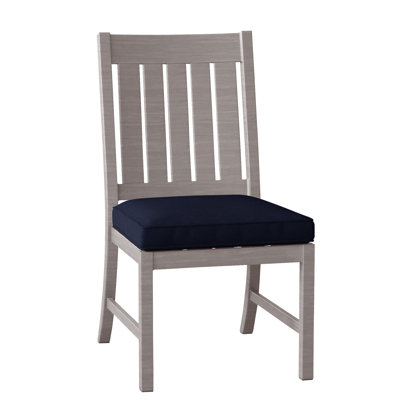 Club Patio Dining Side Chair with Cushions