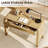 2 Piece Office Set, 47" Modern Executive Desk With Charging Station And Drawers & 71"H Tall 5-Tier Arched Bookcases With Storage Cabinet For Living Room, Bedroom, Home Office-1273977151-1273977137