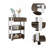 Kitchen Cart, Three Shelves, Four Casters