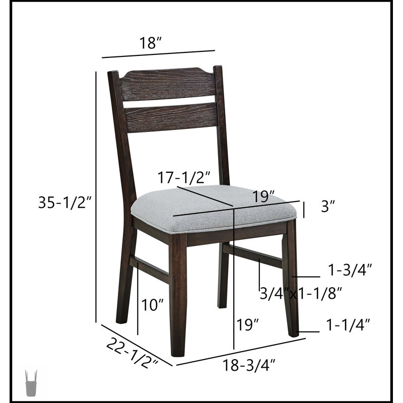 Ensemble de table de salle à manger 5 pièces, 5 pièces: table, 4 chaises